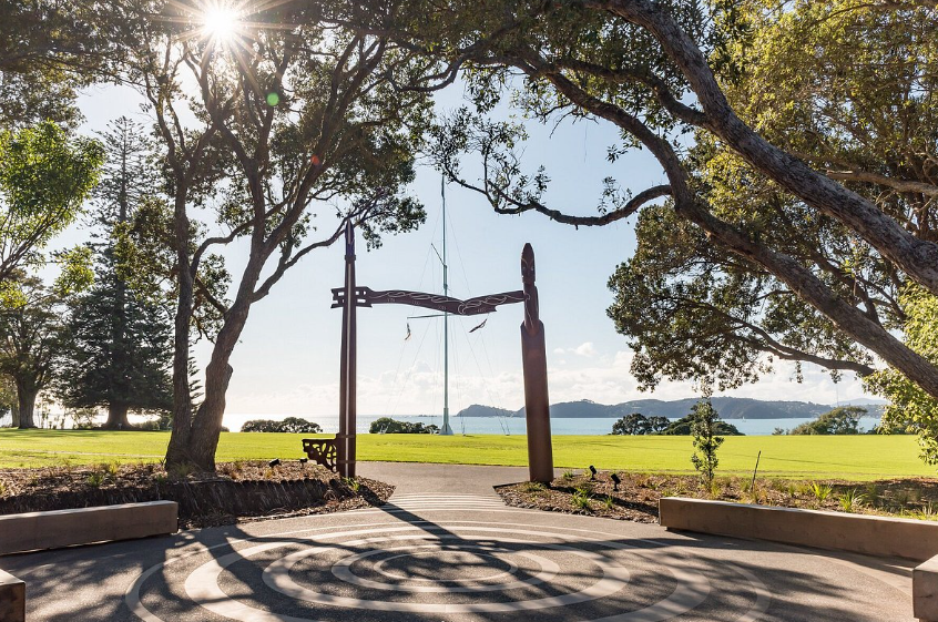 Waitangi Treaty Grounds, Bay of Islands, Northland, New Zealand
